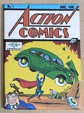 Vintage ATA BOY Magnet DC Comics SUPERMAN 2.5” X 3.5”