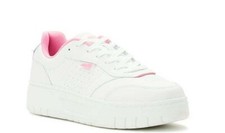 Avia Women's White Bulky Low-Top Lace-up Odor-Control Casual Sneakers Shoes: 11