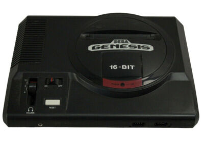 Sega Genesis Model 2 Console Bundle OEM 3 Controllers Power Tested Working