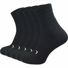 5 Paar Sportsocken Laufsocken für Herren Kompressionsstrümpfe schwarz weiß bunt