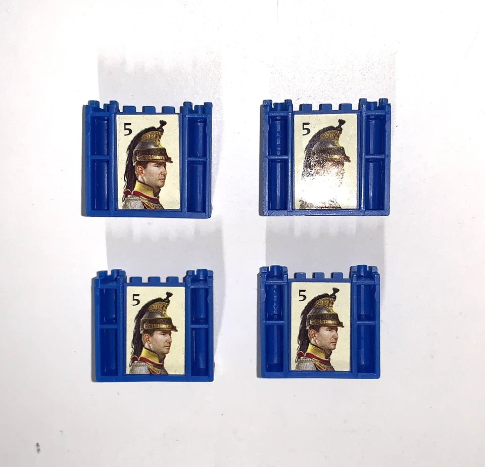 Stratego Vtg 1996 Blue Lieutenants Movers Complete Set Only - Image 2 of 4