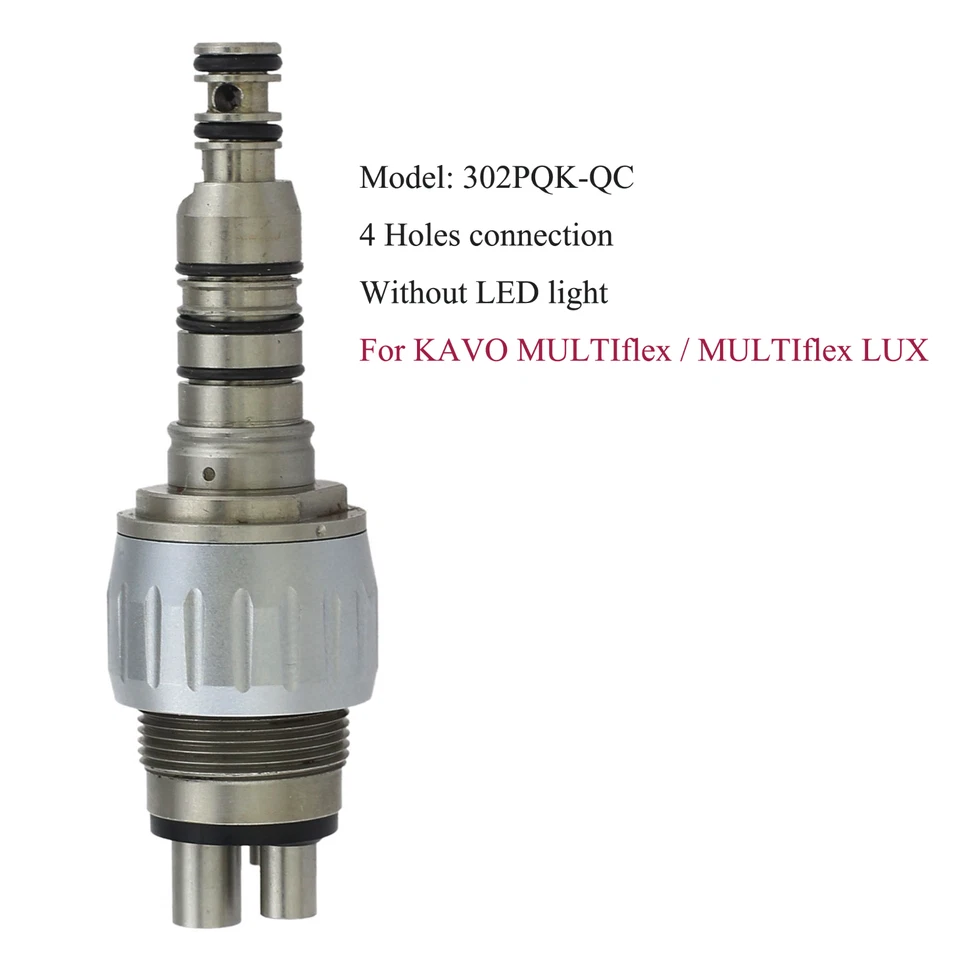 Acoplador de fibra óptica KAVO MULTIflex NSK 4 6 orificios para pieza de mano de alta velocidad Foto 3 de 4