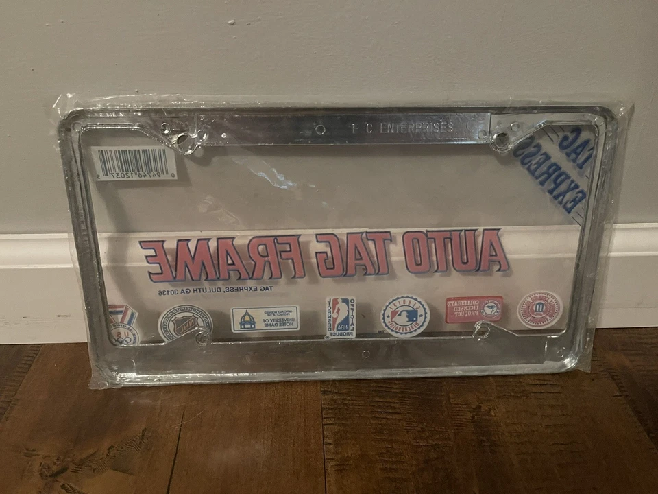 Металлическая рамка для номерного знака чемпионов НБА 1996 Chicago Bulls NBA — новая! - Изображение 2 из 2