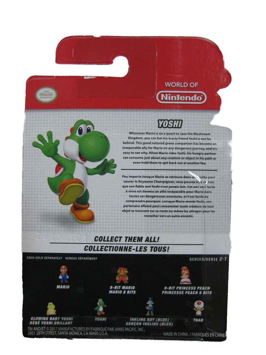 JAKKS Pacific World of Nintendo GREEN YOSHI Action Figure | Super