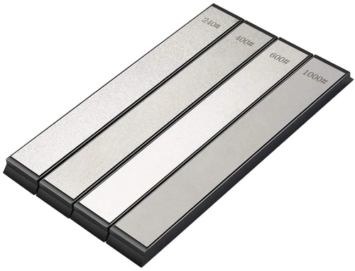 4er Pack Diamant Wetzsteine Set Küche Messerschärfer 240/400/600/1000er Körnung - Bild 1 von 4
