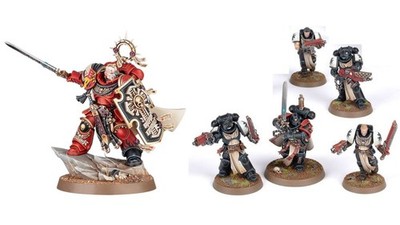 CAPTAIN WITH RELIC SHIELD + BLACK TEMPLARS CRUSADERS Armageddon Marines 40k 