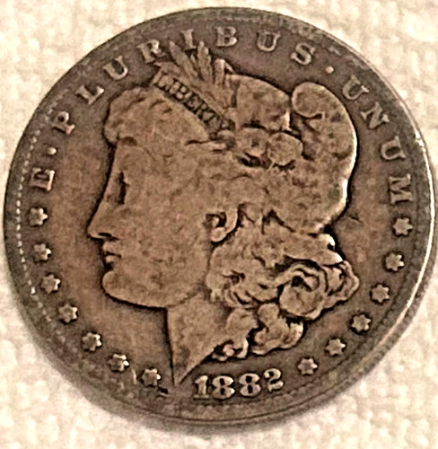 1882 O Morgan a face as smooth as silk free shipping Sigma tested genuine++