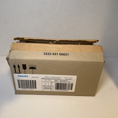 Box of 20 - NEW PHILIPS Halogen MRC16 30W 12V GU5.3 5000 Hrs. IR Bulb Light