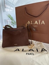 Alaïa Le Click  Suede Bag Brown Gold HW Excellent Condition