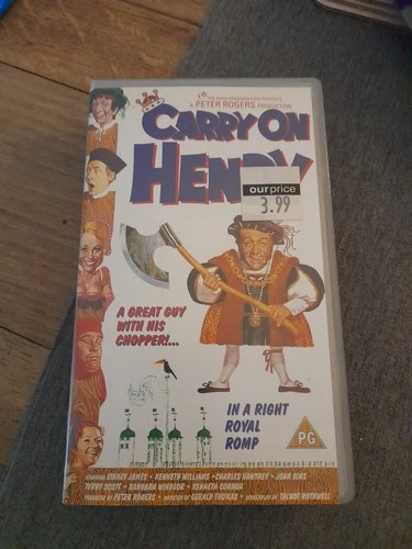 Vintage Carry On Henry VHS Video PAL Comedy Classics