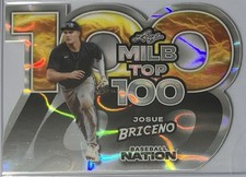 1/1🔥⚾️Josue Briceno #MB-41💥2025 Leaf ⚾️ Nation⚡️Silver Lava⚡️MiLB Top 100⚾️🔥