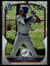 Josue De Paula #BCP-111 2023 Bowman Chrome Prospects Mojo Refractors 8011