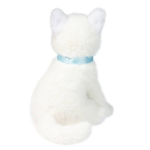 Douglas Toys Mini weiße Katze Plüschtier Stofftier Spielzeug, 6 Zoll - Bild 3 von 4