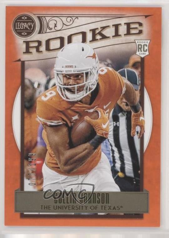 2020 Panini Legacy Rookies Orange 77/199 Collin Johnson #176 Rookie RC 0b2