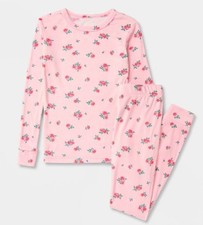    Cat  Jack Girls Long Sleeve Snuggly Soft Pajama Set Size 10    