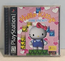 Hello Kitty Cube Frenzy - PS1 PS2 Complete Playstation Game Nice!