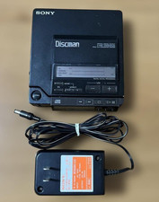 Sony Discman D-Z555 Portable CD Player Power Cable Vintage Audio Body Tested JDM