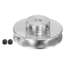 V-Type Pulley 6mm Bore 41mm Outer Dia Single Groove Aluminum Alloy