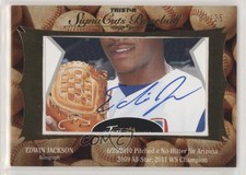 2012 TRISTAR Signa Cuts Cut Auto Gold 1/25 Edwin Jackson Auto 0c6