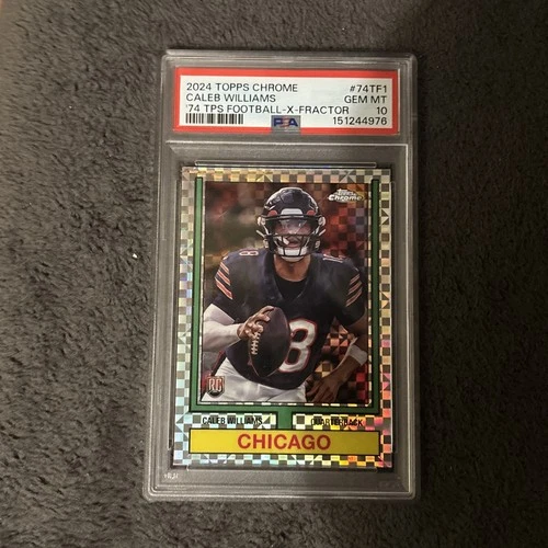 2024 Topps Chrome - Rookies Caleb Williams #202 X-Fractor (RC) PSA 10