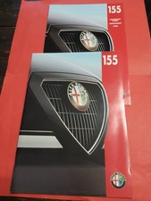 Alfa Romeo 155 Q 4 tutte le versioni Depliant Brochure 5/93 Originale + allegato