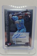 2025 Topps Chrome Update Series - Rookie Debut Autographs Leo Jimenez #CRDA-LJ
