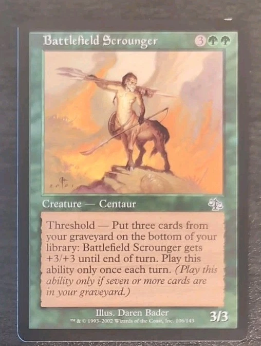 Battlefield Scrounger Magic: The Gathering TCG Judgment Common Card MP - Image 3 of 3