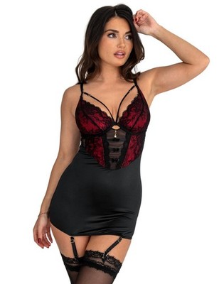 Pour Moi Desire Cami Strapskleid verführerisch kurz Spitze Damen Nachtwäsche 27414