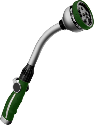 #ad Watering Wand Heavy Duty Metal Garden Hose Wand with 10 Spray Patterns 15 Inch $43.13