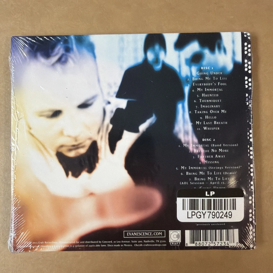 Evanescence - Fallen (Exclusive Sticker, 20th Anniversary Deluxe Edition, CD)NEW - Image 2 of 2