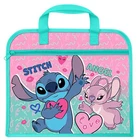 Disney Stitch & Angel Book Bag Kids Childrens School Bag Girls Carry Handle