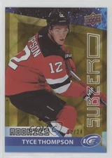 2021-22 Upper Deck Ice Sub Zero Rookie Gold /24 Tyce Thompson #SZ-49 Rookie RC