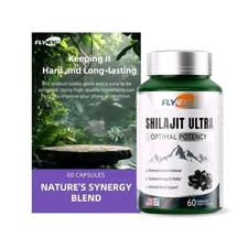 Flynew Shilajit Ultra Optimal Potency, Energy& Vitality, Shilajit L-arginine US