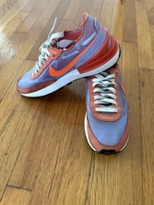 Nike Waffle One Women’s 8.5 Crimson Bliss Light Thistle Orange Purple Sneakers