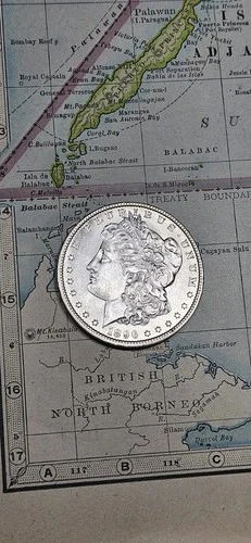 "Estate Auction" GEM BU  1896 Morgan Silver Dollar $1  90% Silver