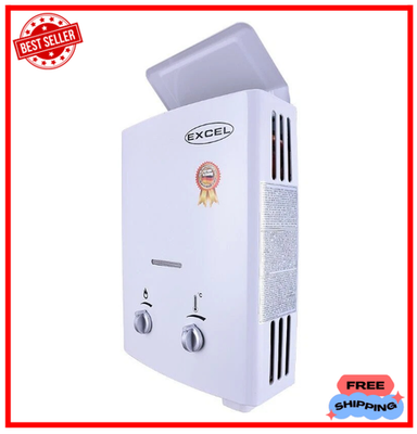 #ad #ad EXCEL 1.6 GPM TANKLESS GAS WATER HEATER LOW PRESSURE STARTUP VENTFREE LPG $179.90