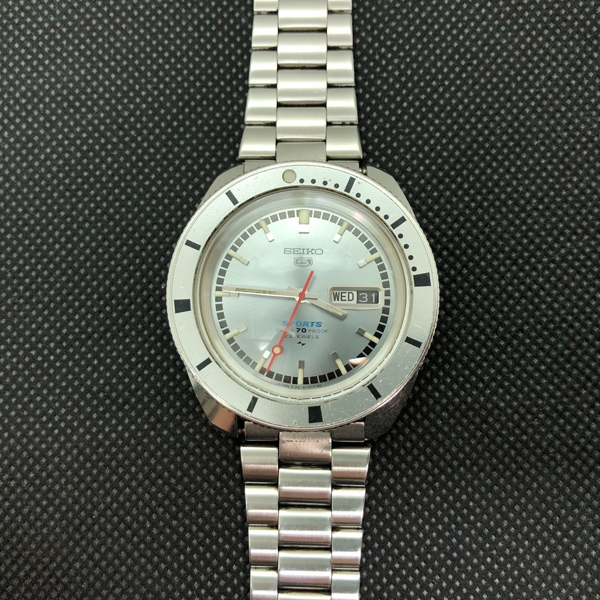 w2368] SEIKO 5 SPORTS 5126-8090 Kamen Masked rider Automatic 23J