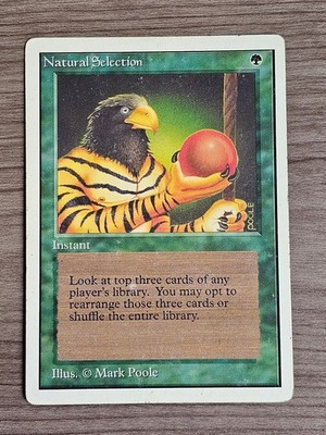 Natural Selection #1  - Unlimited Edition -MTG -HP -FREE SHIPPING!