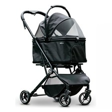 Best 4 Wheels Pet Stroller Dog Stroller for Small/Medium Dogs and Cats up to 33
