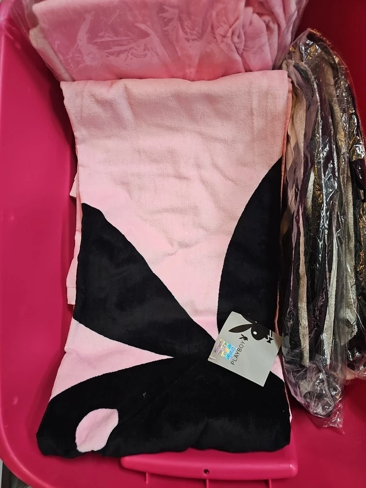 Toalla de playa/sábana de baño Playboy clásica cabeza de conejo rara de colección - coleccionable Foto 4 de 4