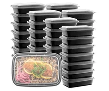 28oz Meal Prep Food Containers with Lids,  to go box