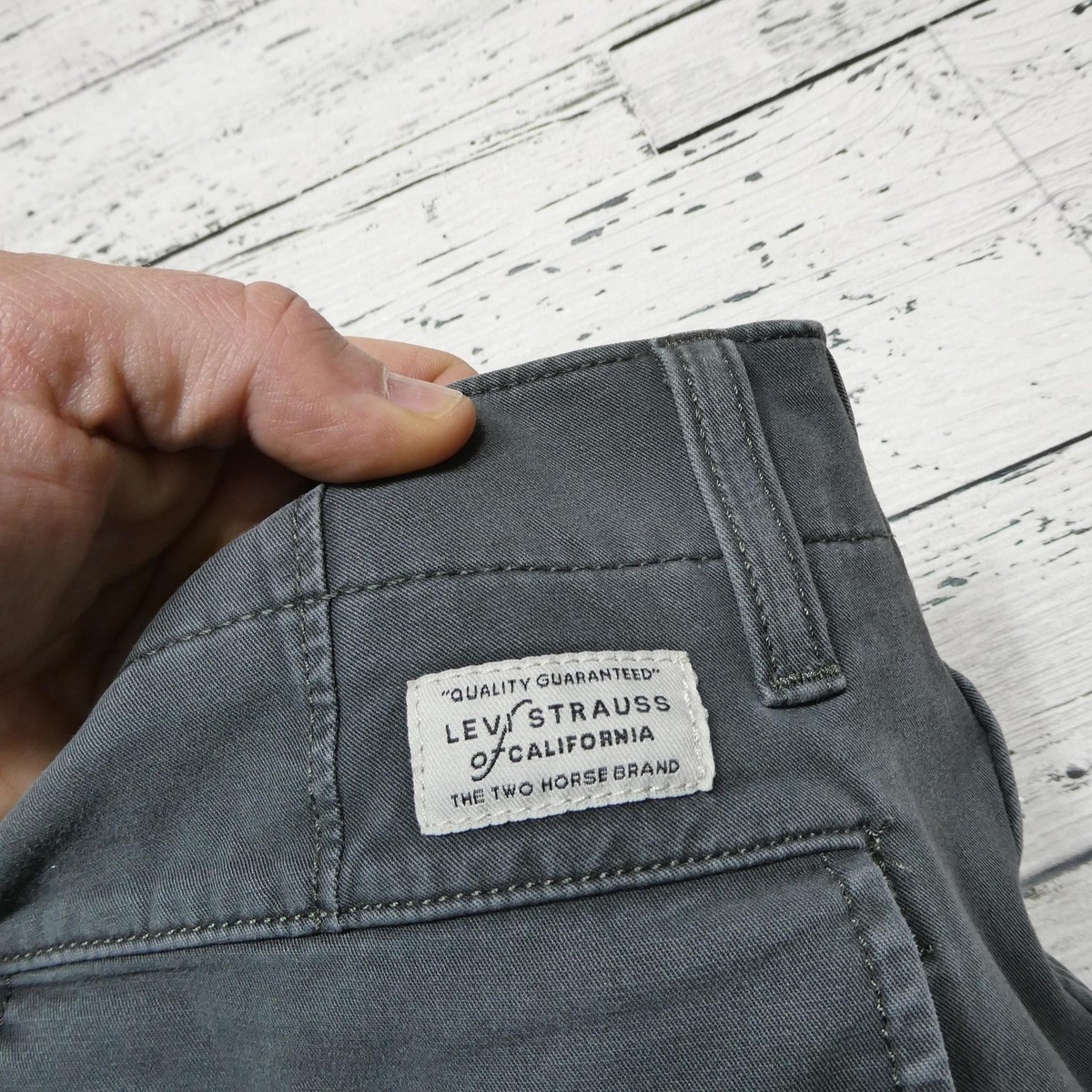 Levi's XX Cargo Pants Mens 33x34 Gray Slim Stretch Casual Workwear