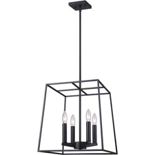 Canarm Lighting ICH763A04BK14 Madison Chandelier Black