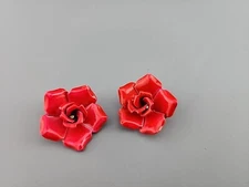 Vintage Flower Clip Flower Power Mod 50s 60s Retro Pierce Metal