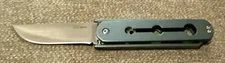 FOLDING POCKET KNIFE TRIFOLD FLIP FOLDER TRI FOLD  W/CASE