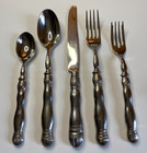 SOUTHERN LIVING GALLERY 5 Piece Setting Stainless Flatware FORKS SPOONS KNIFE SL