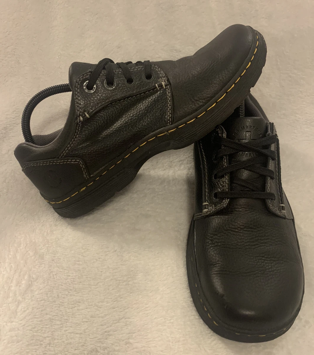 Dr Martens Rockland Black Leather Oxford Shoes Sz 10 eBay