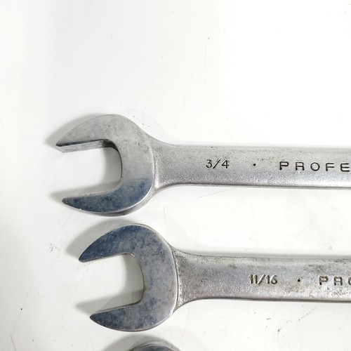 Set of 6 Proto Professional SAE Combination Wrenches 3/4"-7/16" 12-point - Bild 14 von 20