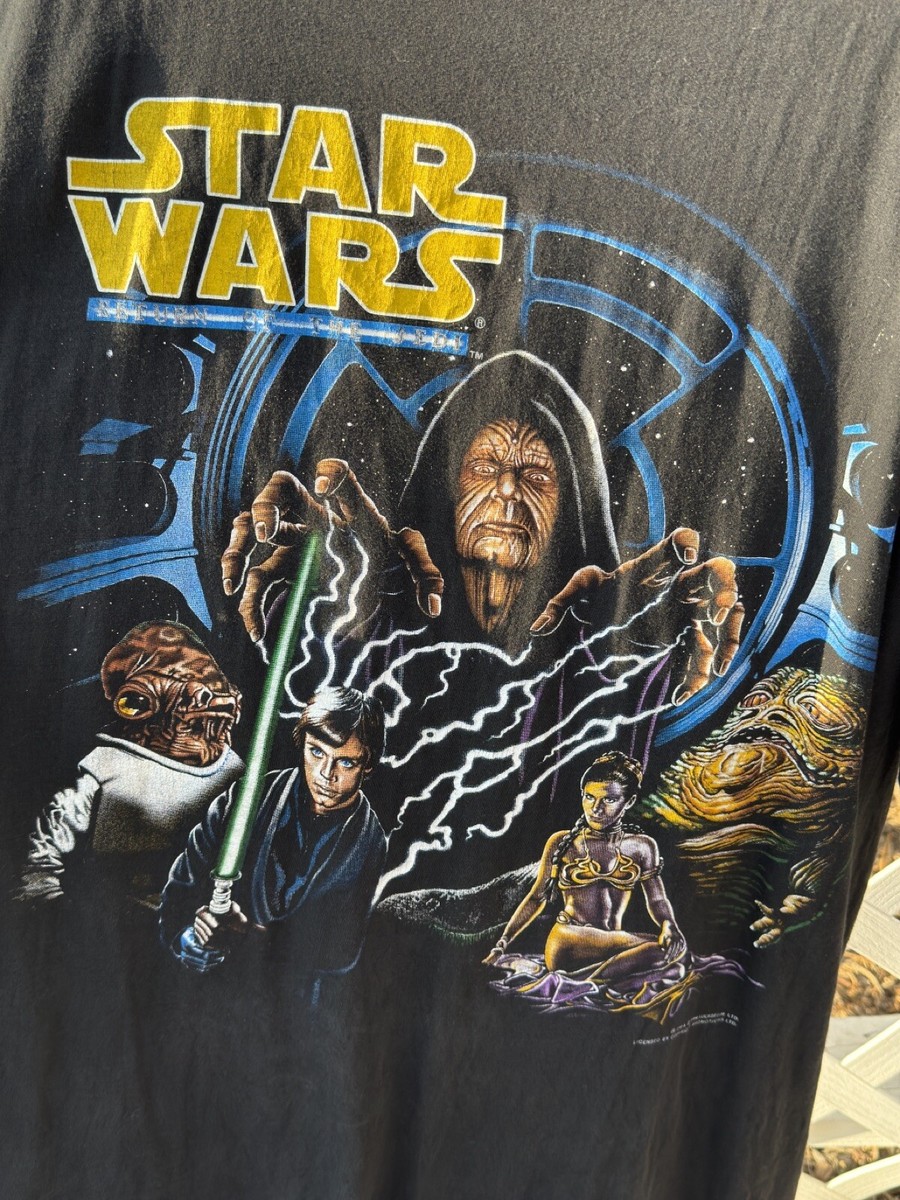 Vintage Star Wars RETURN OF THE JEDI XL Authentic 90s 1994 Slave 