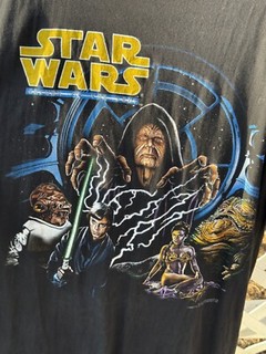 Vintage Star Wars RETURN OF THE JEDI XL Authentic 90s 1994 Slave Leia Luke Jabba